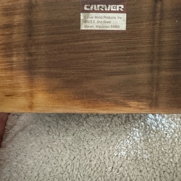 Vintage carver dovetail wood recipe box - Picture 10 of 10